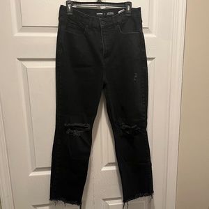 Old Navy Extra High Rise Sky-Hi Straight Jeans